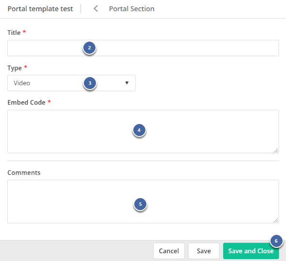 Portal Template Details - Portal template test - Cezanne OnDemand - Google Chrome