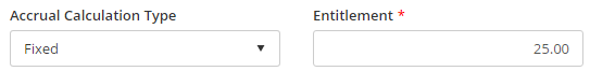 5. Example 1: Accrual Calculation Type = Fixed