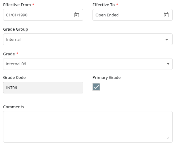 5. Setting Up Position Grades