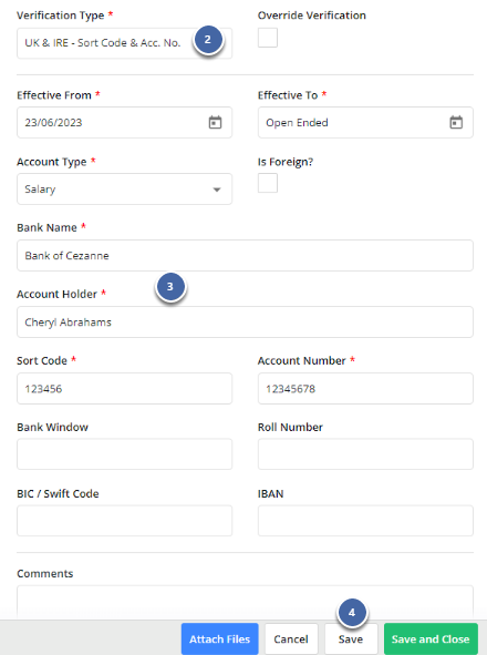Bank Details - Cheryl Abrahams - Cezanne OnDemand and 16 more pages - Work - Microsoft​ Edge