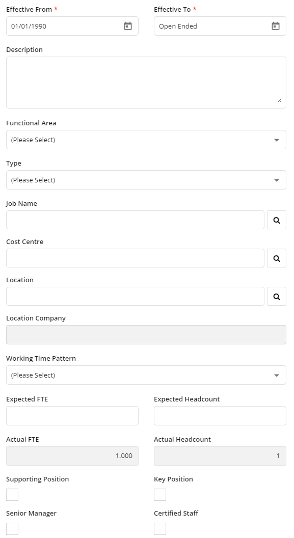 2. Setting Up Position Attributes