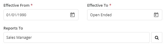 3. Setting Up a Reports To Relationship between Positions