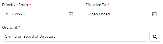 4. Assigning an Org Unit to a Position
