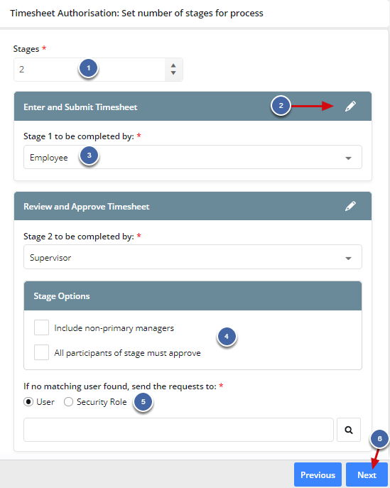 Set Number of Stages for Process (3/4)
