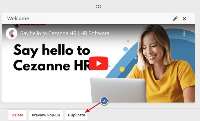 Portal Template Details - Copy of London Office Portal - Cezanne OnDemand and 5 more pages - Work - Microsoft​ Edge