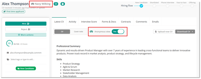 Anonymise file preview toggle
