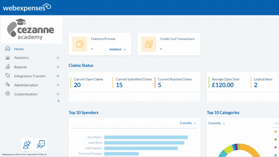 GIF showing how to map a merchant category