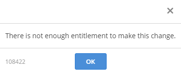 Error / Warning Messages